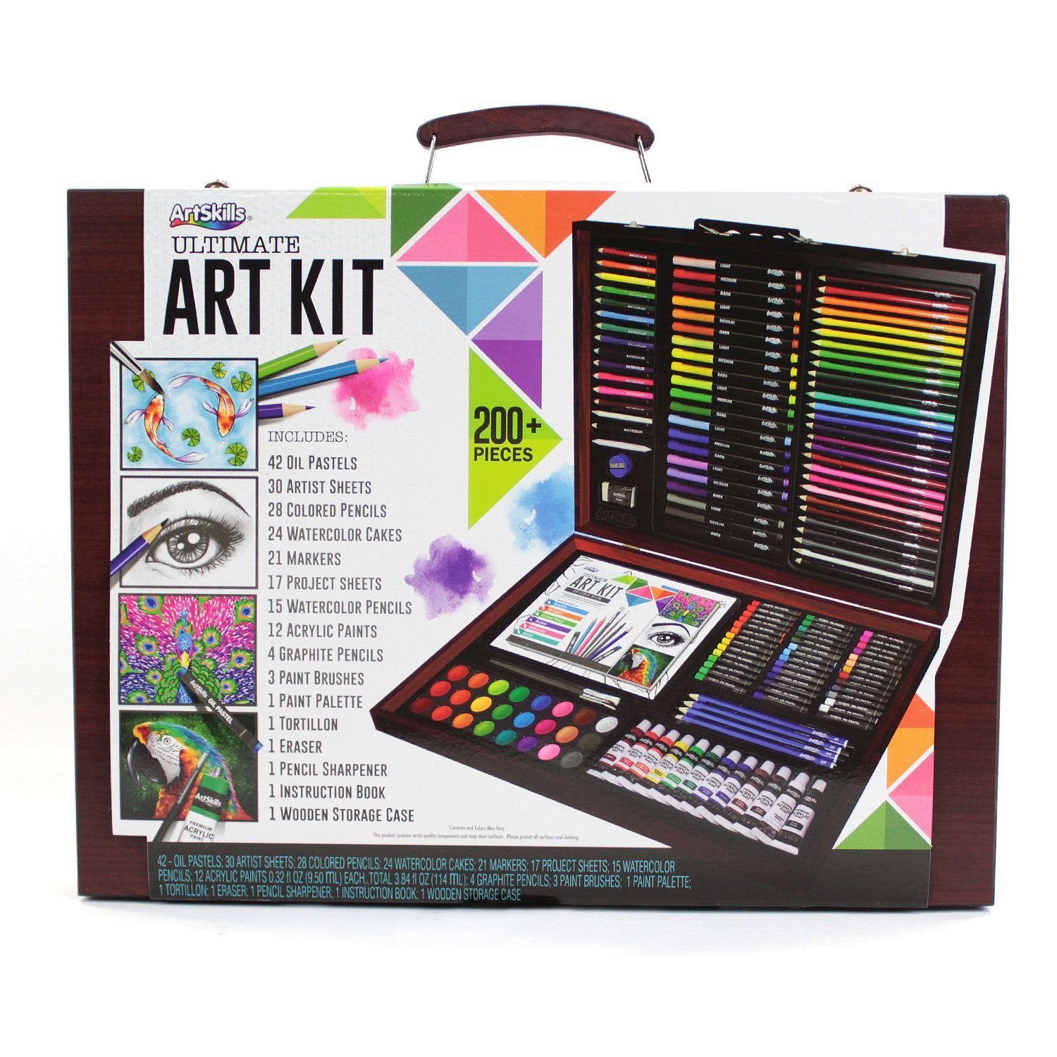 Amazon.com: ArtSkills Ultimate Art Case, 200 Pieces - Art